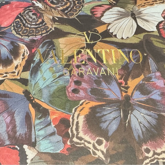 Valentino Black Ankle Boots with Colorful Embroidery - Picture 7 of 8